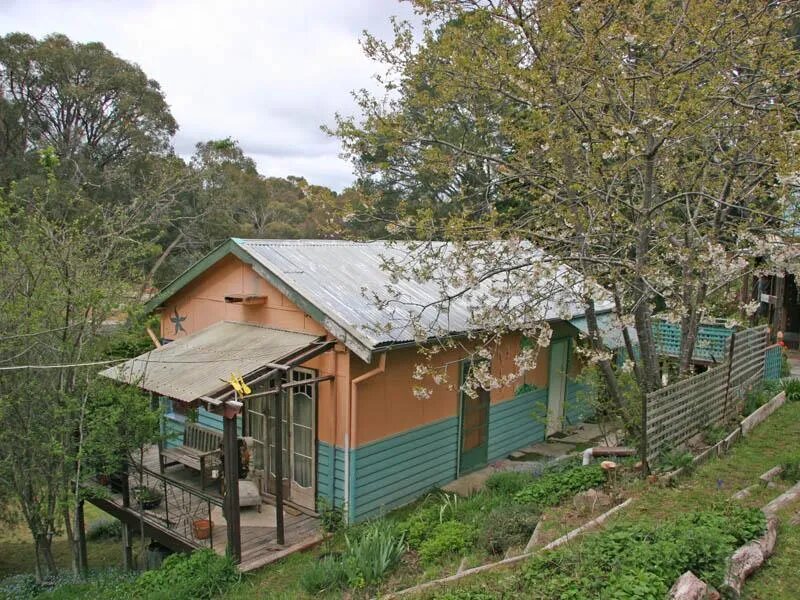 A weatherboard cottage among the trees